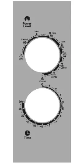 Orbegozo MIG 2321 Microwave With Grill - panel
