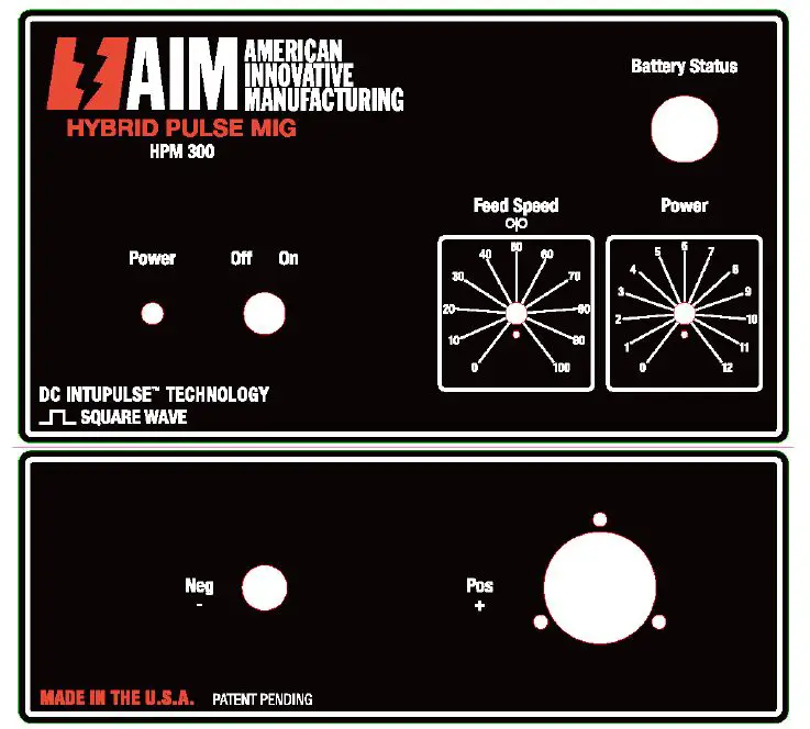 AIM HPM-350-HD Hybrid Pulse MIG Welder Owner's Manual-fig-3