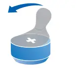 Miracle-Ear MEMINI Mirage IIC Hearing Aid - batteries 2