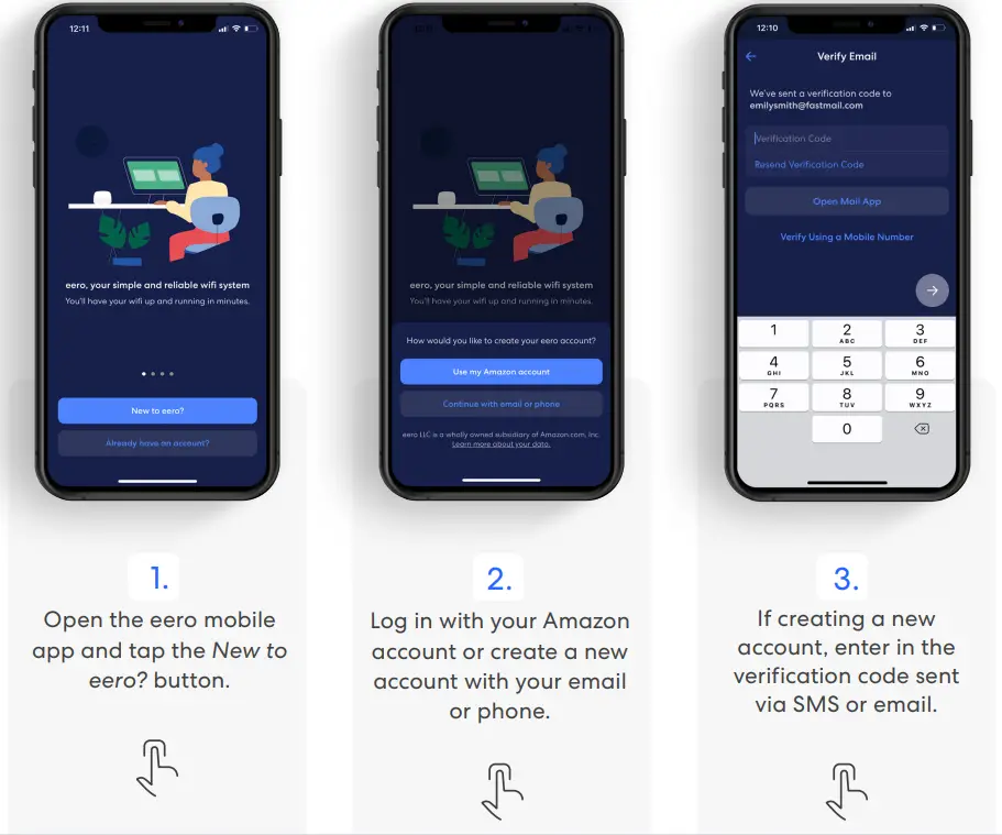 Wightman eero Mobile App - Mobile device 1