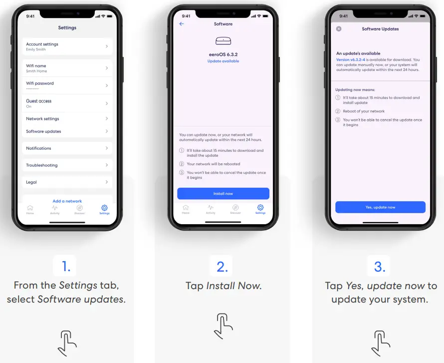 Wightman eero Mobile App - Mobile device 16