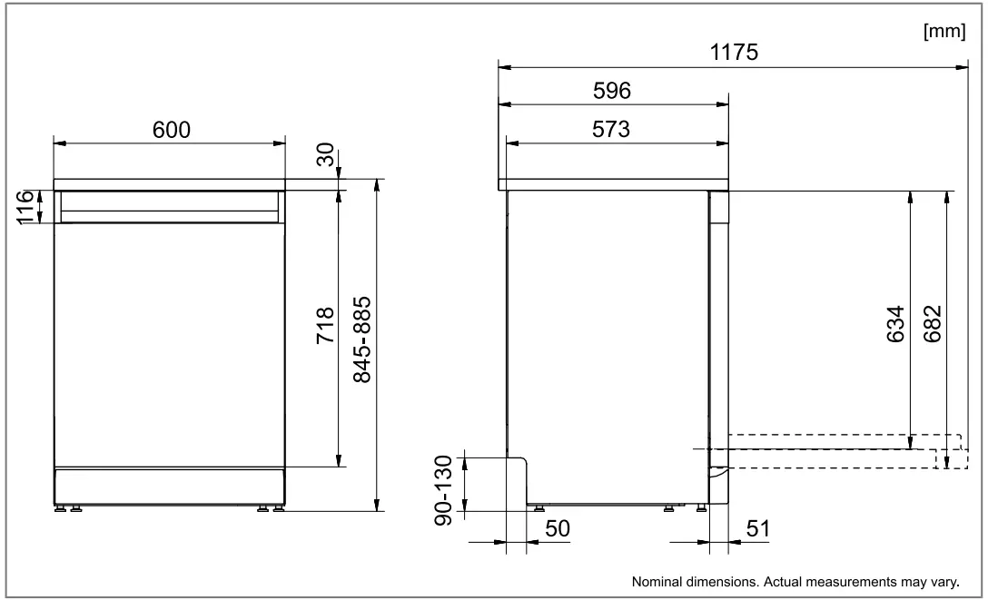 Hisense HS622E90BUK Dishwasher - fig 33