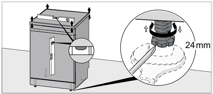 Hisense HS622E90BUK Dishwasher - fig 37