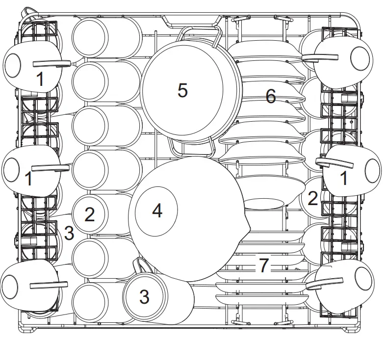 Hisense HS622E90BUK Dishwasher - fig 44
