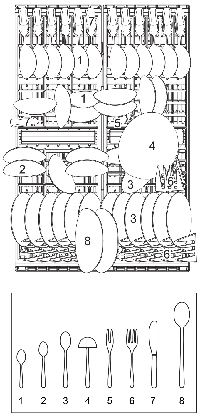 Hisense HS622E90BUK Dishwasher - fig 46