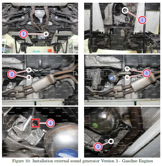 KUFATEC Touareg 7P Complete Set Active Sound incl Soundbooster 10