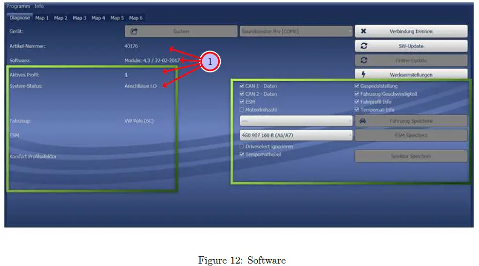 KUFATEC Touareg 7P Complete Set Active Sound incl Soundbooster 12