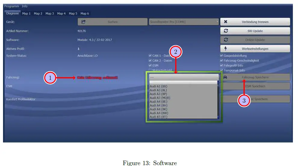 KUFATEC Touareg 7P Complete Set Active Sound incl Soundbooster 13