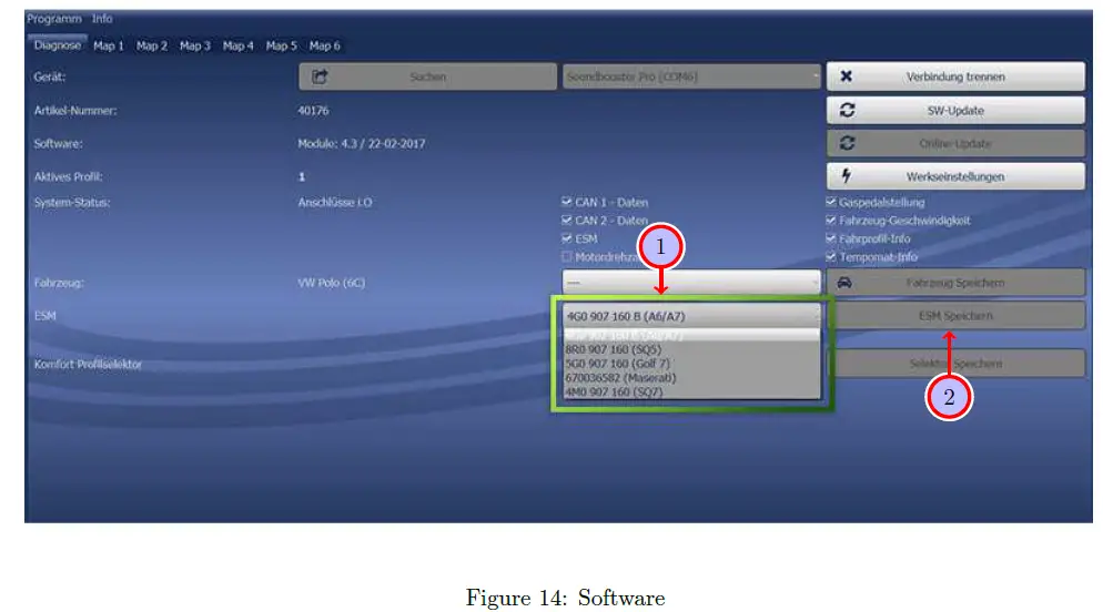 KUFATEC Touareg 7P Complete Set Active Sound incl Soundbooster 14