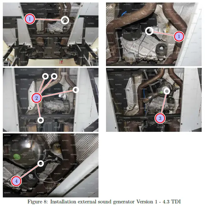 KUFATEC Touareg 7P Complete Set Active Sound incl Soundbooster 8