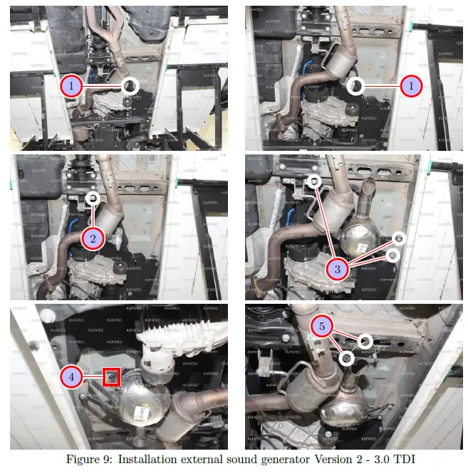 KUFATEC Touareg 7P Complete Set Active Sound incl Soundbooster 9