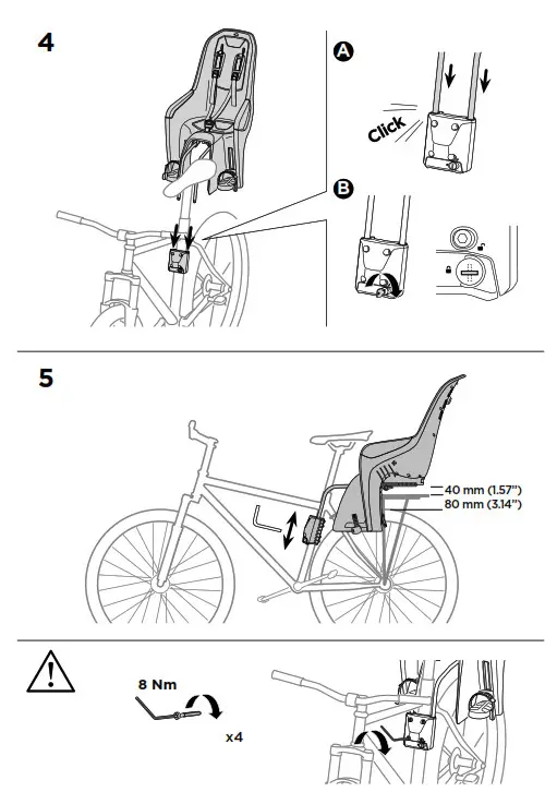 THULE 100109, 100110, 100111 RideAlong Lite Child Bike Seat - fig 10
