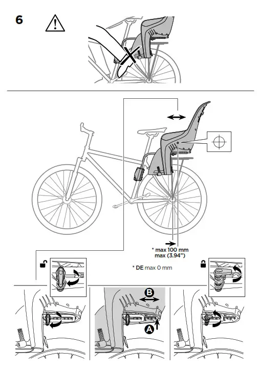 THULE 100109, 100110, 100111 RideAlong Lite Child Bike Seat - fig 156