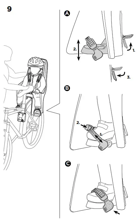 THULE 100109, 100110, 100111 RideAlong Lite Child Bike Seat - fig 21