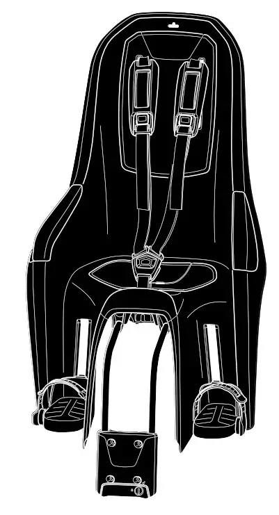 THULE 100109, 100110, 100111 RideAlong Lite Child Bike Seat