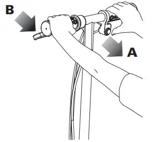 Razor PowerCore E90 Electric Hub Motor Scooter - Stopping the Scooter