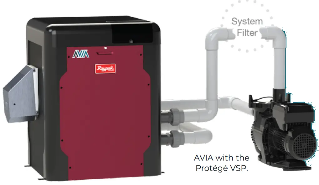 Raypak RP P 600 1 Electronic Natural Gas Pool and Spa Heater - Wi-Fi 1