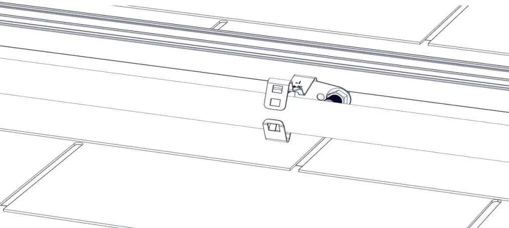 K2 systems 4000279 K2 Conduit Clamp CrossRail Kit User Guide - Install conduit into conduit clamp