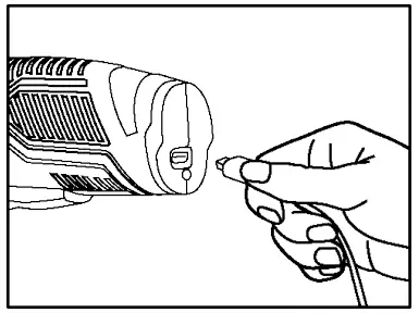 TOOLCRAFT 2623586 Cordless Screwdriver Drill - Safety switch 1