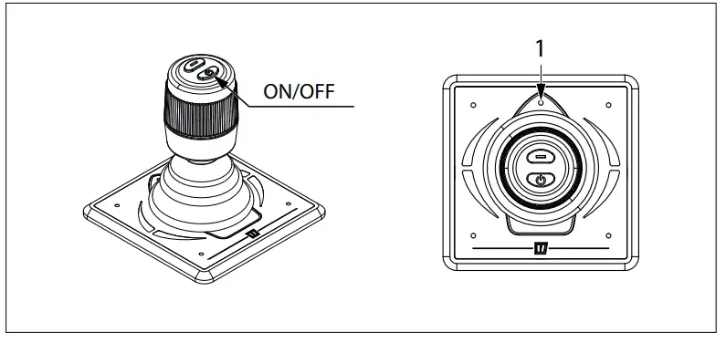vetus DBPPJA Compact Double Control Panel Joystick - On