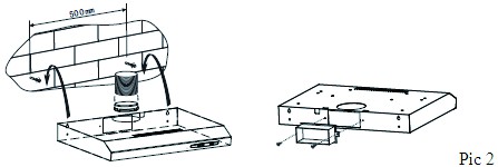 aya AHV60WLED2 Cooker Hood - INSTALLATION 4