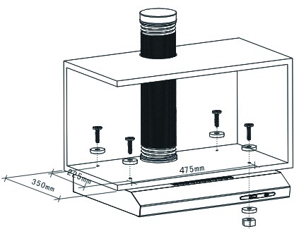 aya AHV60WLED2 Cooker Hood - INSTALLATION 6