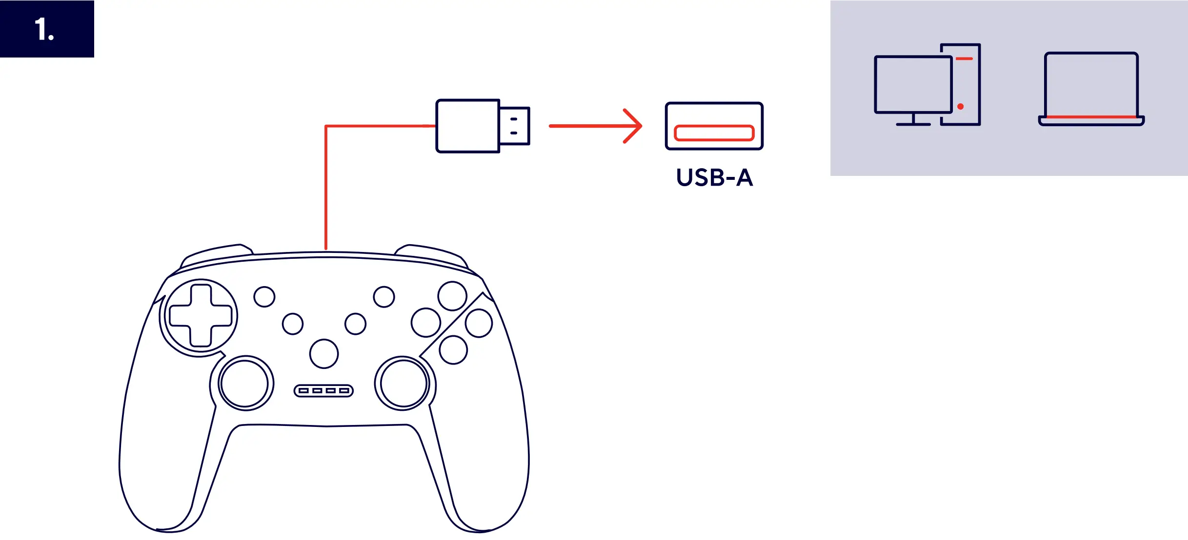 Connections and Button Using