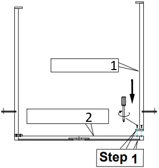 Hartford MX19081-4-P 4 Light Black Gold Small Island Pendant S1