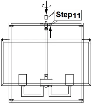 Hartford MX19081-4-P 4 Light Black Gold Small Island Pendant S11