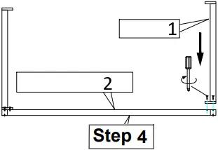 Hartford MX19081-4-P 4 Light Black Gold Small Island Pendant S4