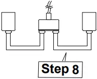 Hartford MX19081-4-P 4 Light Black Gold Small Island Pendant S8