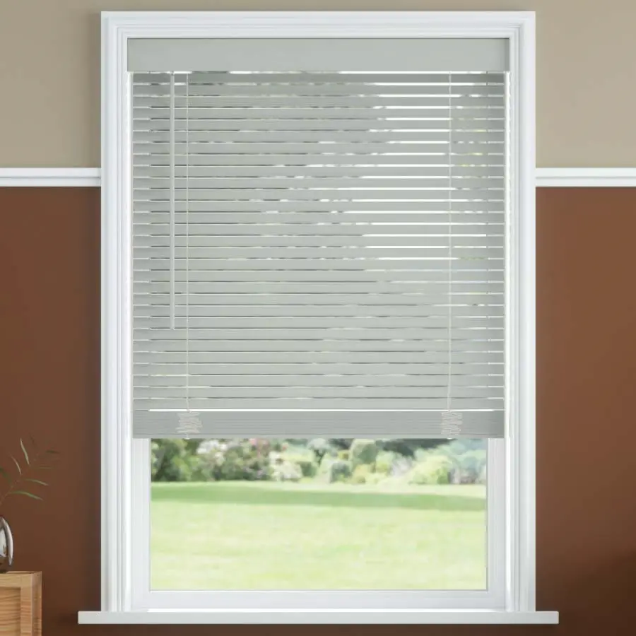 SelectBlinds 1-38 Inch Wood Blinds for Windows