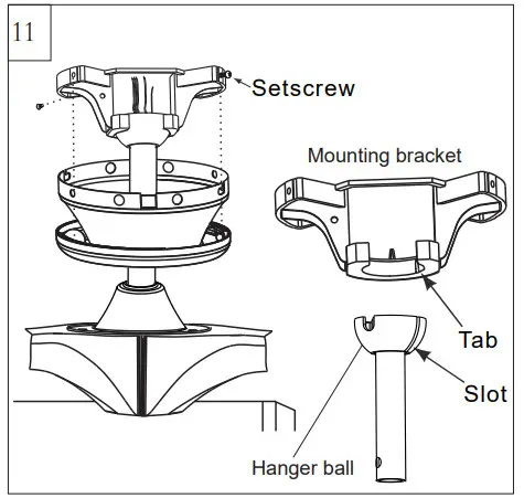 VISUAL COMFORT 3MAVR60XXX Series Ceiling Fan - fig 11