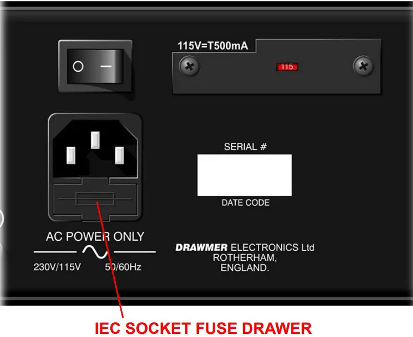 Socket Fuse Drawer