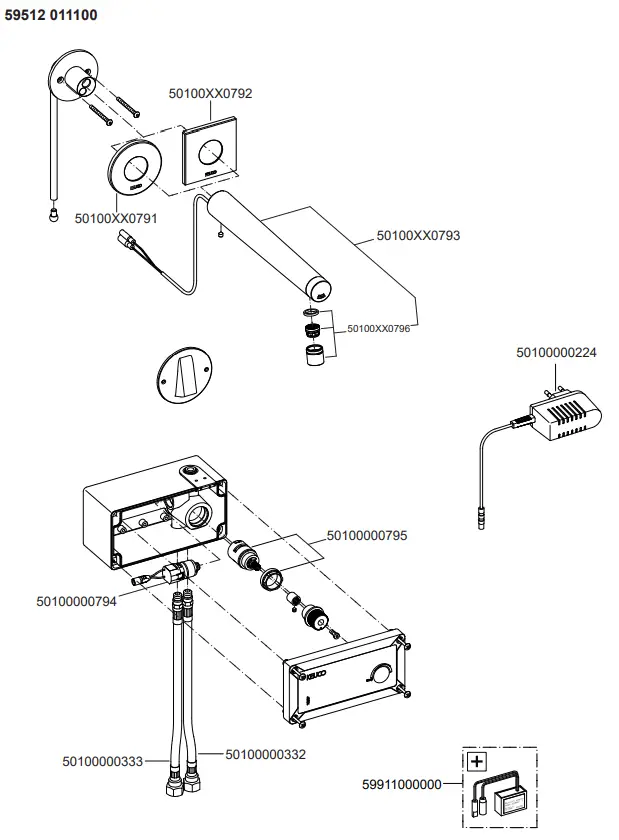KEUCO-59517-011101-Wall-Mounted-Electronic-Basin-Faucet-fig 17