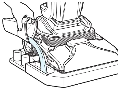 Bissell 3670F Revolution HydroSteam Carpet and Upholstery Cleaner - Emptying 12