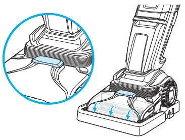 Bissell 3670F Revolution HydroSteam Carpet and Upholstery Cleaner - Emptying 15