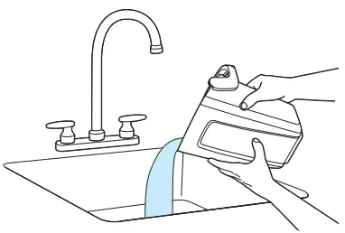 Bissell 3670F Revolution HydroSteam Carpet and Upholstery Cleaner - Emptying 4