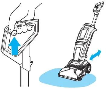 Bissell 3670F Revolution HydroSteam Carpet and Upholstery Cleaner - Pretreat 1