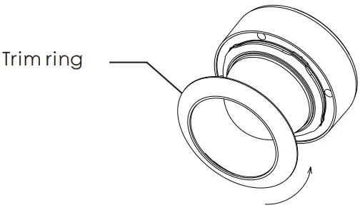 speco technologies O8VD2 8 Megapixel H.265 IP Dome Camera - Trim ring