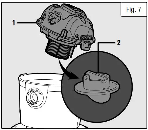 WEN VC4710 Portable Wet or Dry Utility Vacuum Cleaner Instruction Manual - Fig 7