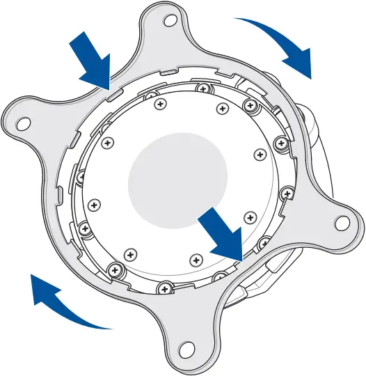 ASUS ROG STRIX - Install the AMD Mounting Bracket