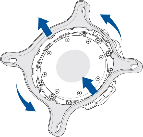 ASUS ROG STRIX - Remove the Intel Mounting Bracket