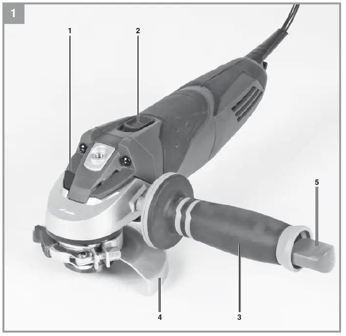 Einhell TE-AG 115 Electric Angle Grinder 1
