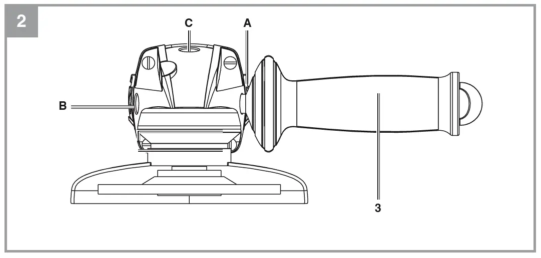 Einhell TE-AG 115 Electric Angle Grinder 2