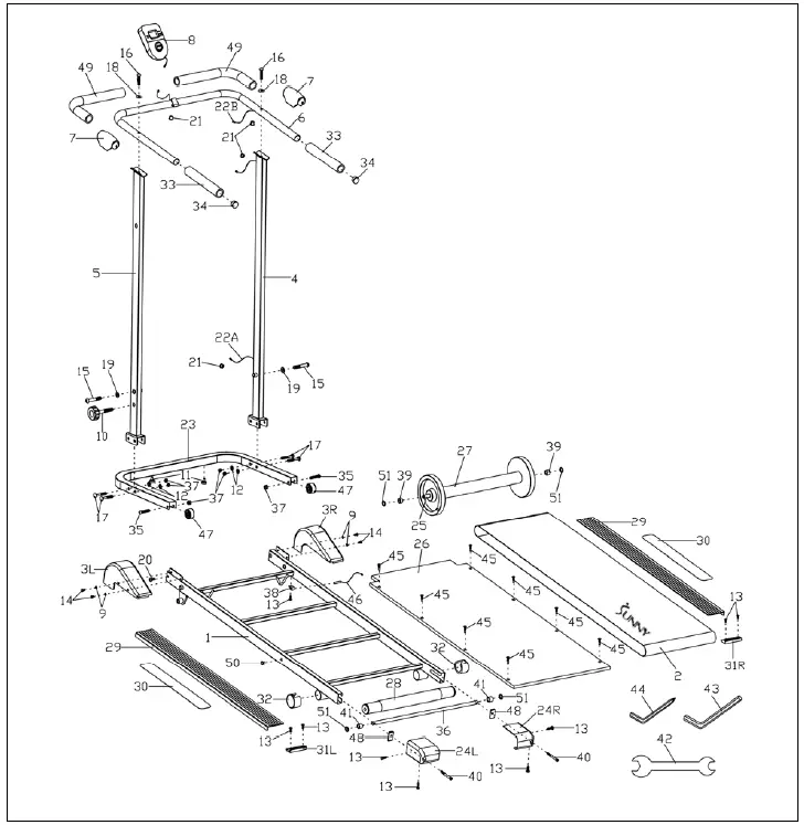 SUNNY-SF-T1407M-Walking-Treadmill-fig 1