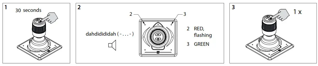 vetus DBPPJA Compact Double Control Panel - settings