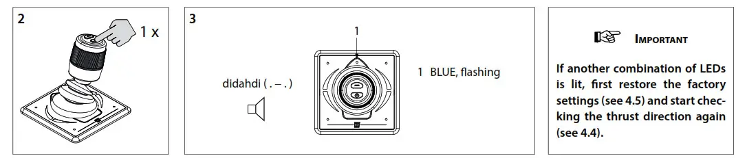 vetus DBPPJA Compact Double Control Panel - settings6