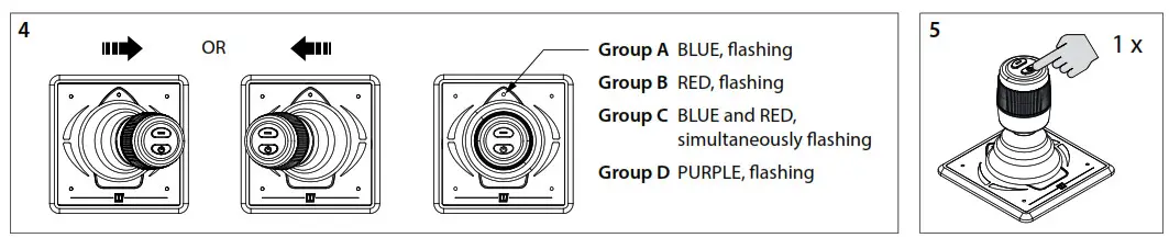 vetus DBPPJA Compact Double Control Panel - settings7