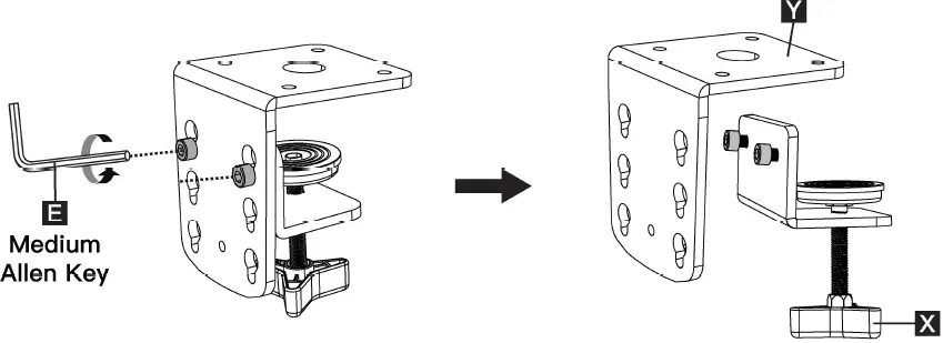 ERGOAV ERDGM2-01B Gas Spring Mount 11